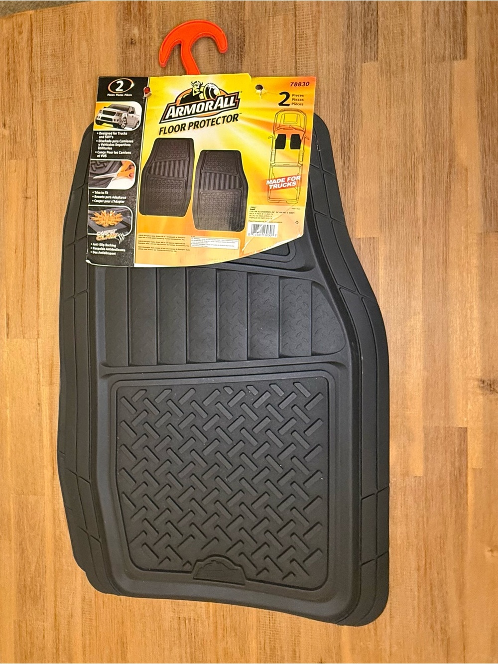 Black All-Weather Floor Protectors - 2 Pack